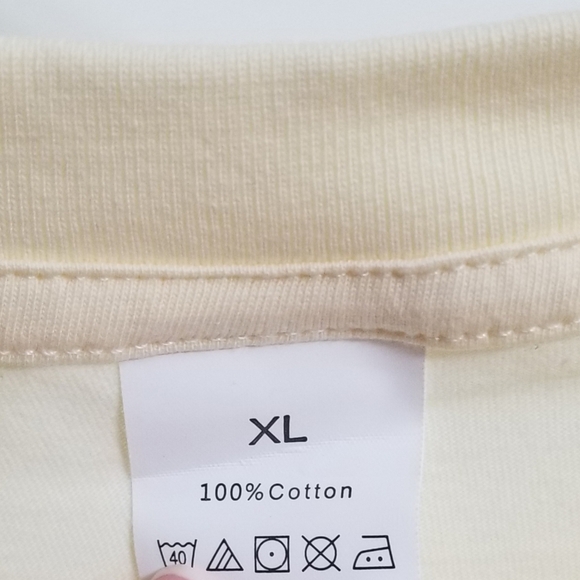 NWOT floral heart cotton t-shirt - Picture 3 of 4